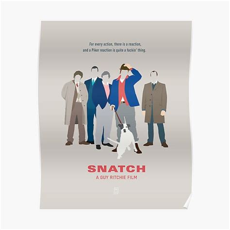 snatch poster|snatch poster for sale.